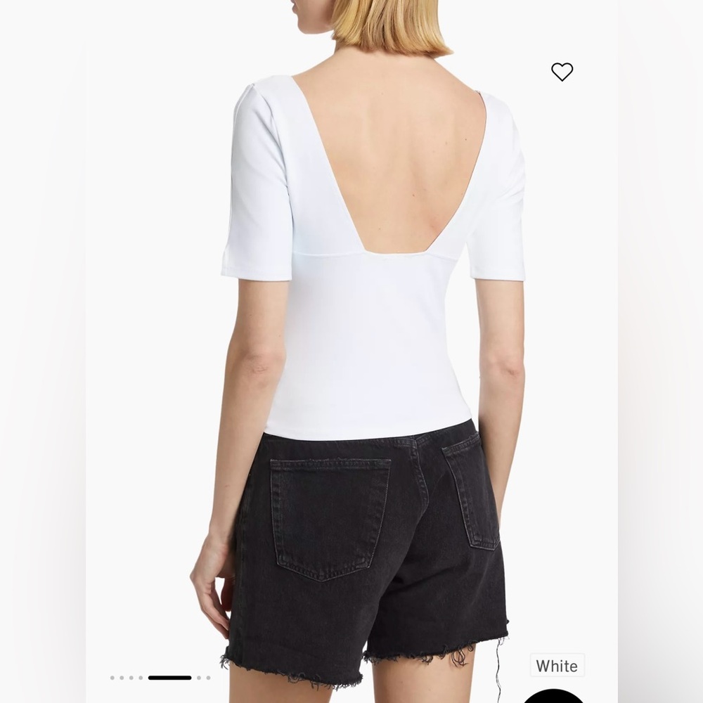 Free People NWT | Just Looking Bustier Crop Top White | M - Picture 5 of 5
